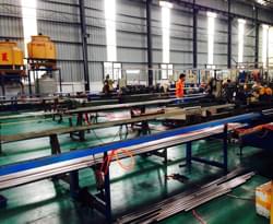 永穗不銹鋼管生產車間環(huán)境